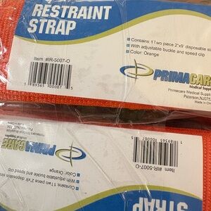 PrimaCare Orange Restraint Strap lot of six